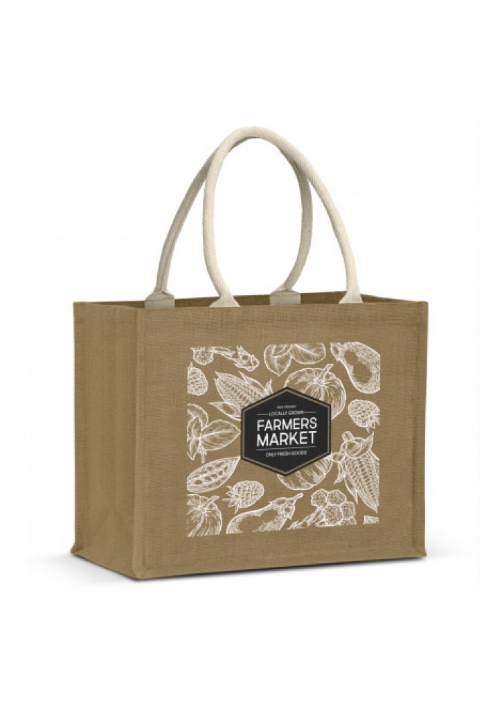 Torino Starch Jute Tote Bag