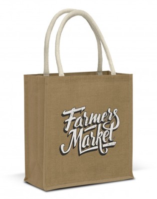 Lanza Starch Jute Tote Bag