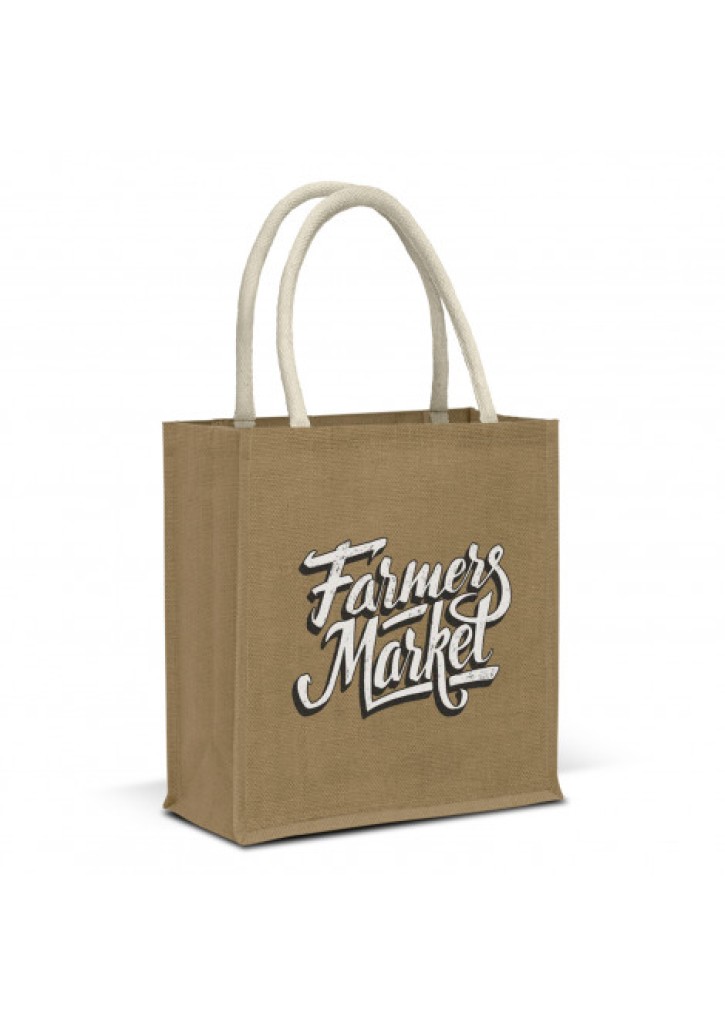 Lanza Starch Jute Tote Bag