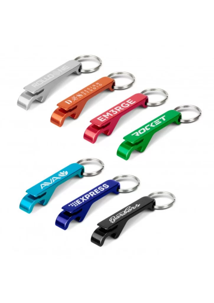 Snappy Metal Bottle Opener Key Ring Snappy Metal Bottle Opener Key Ring