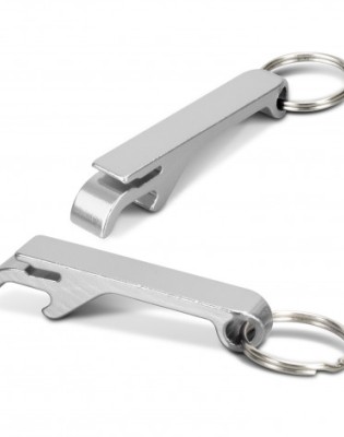 Snappy Metal Bottle Opener Key Ring