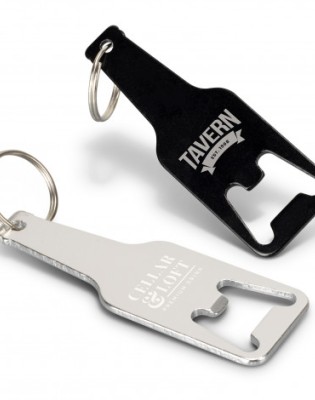 Beverage Bottle Opener Key Ring