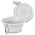 Silicone Collapsible Pet Bowl - White