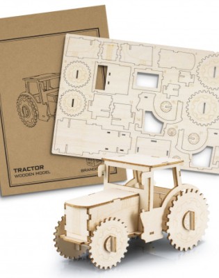 BRANDCRAFT Tractor Wooden Model