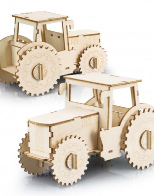BRANDCRAFT Tractor Wooden Model
