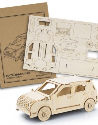BRANDCRAFT Hatchback Car Wooden Model