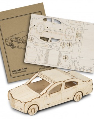 BRANDCRAFT Sedan Car Wooden Model