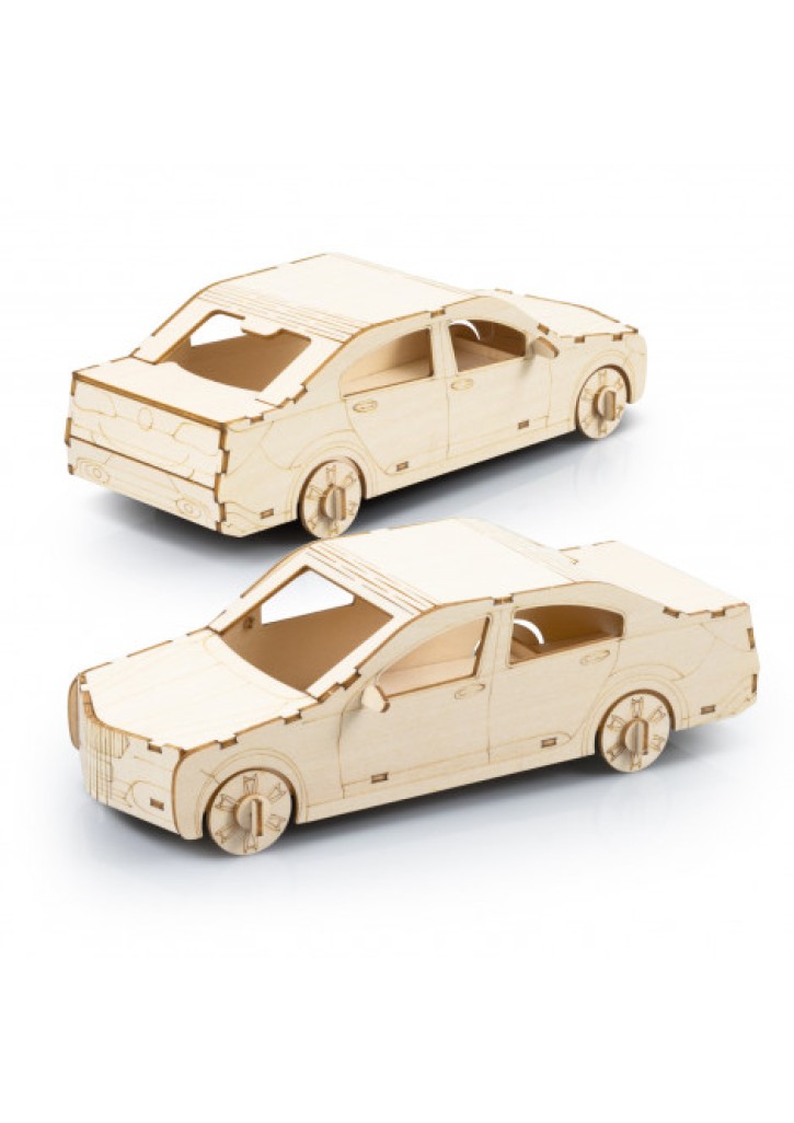 BRANDCRAFT Sedan Car Wooden Model