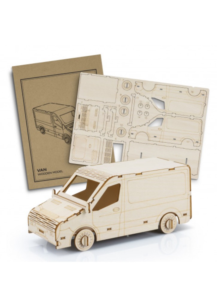 BRANDCRAFT Van Wooden Model