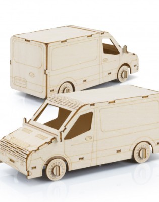 BRANDCRAFT Van Wooden Model