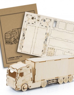 BRANDCRAFT Large Truck Wooden Model