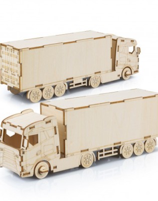 BRANDCRAFT Large Truck Wooden Model
