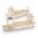 BRANDCRAFT Cargo Ship Wooden Model - Natural