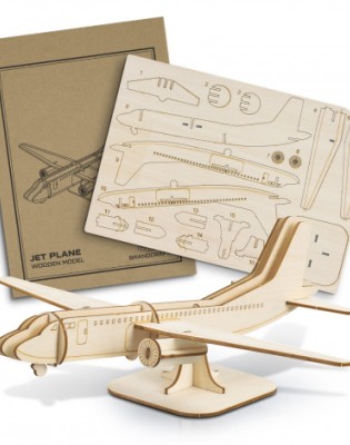 BRANDCRAFT Jet Plane Wooden Model