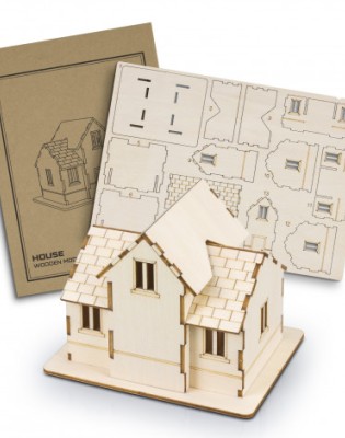BRANDCRAFT House Wooden Model