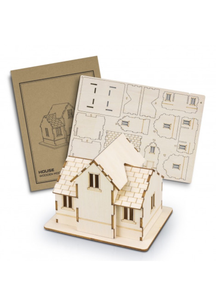 BRANDCRAFT House Wooden Model