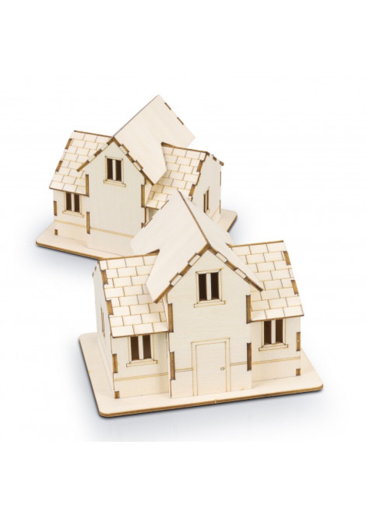 BRANDCRAFT House Wooden Model