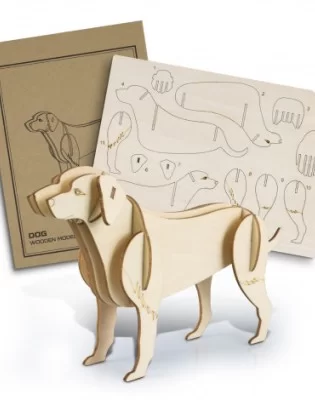 BRANDCRAFT Dog Wooden Model