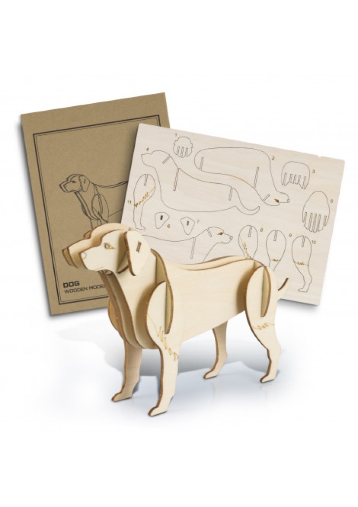 BRANDCRAFT Dog Wooden Model