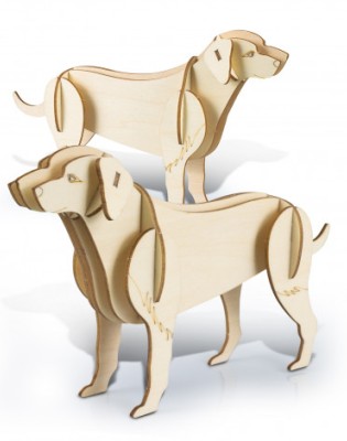 BRANDCRAFT Dog Wooden Model