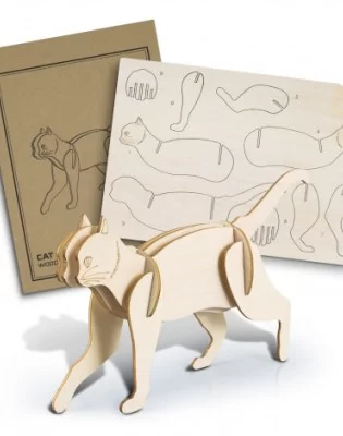 BRANDCRAFT Cat Wooden Model