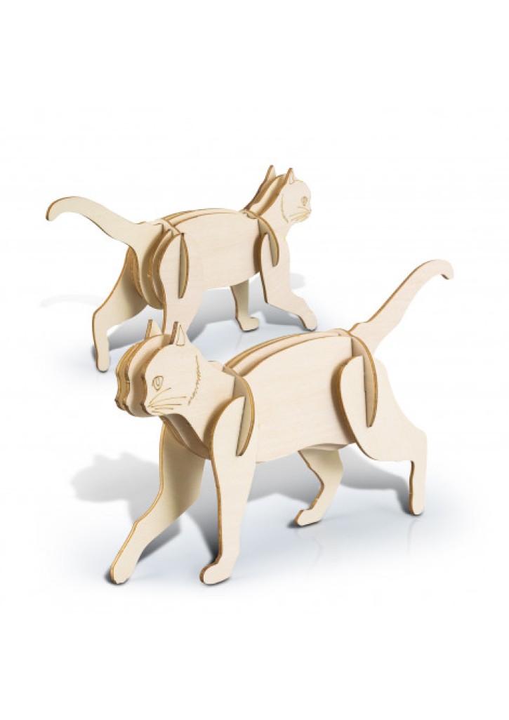 BRANDCRAFT Cat Wooden Model