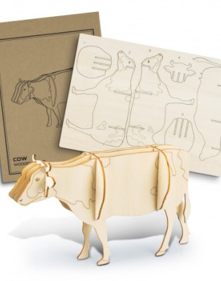 BRANDCRAFT Cow Wooden Model
