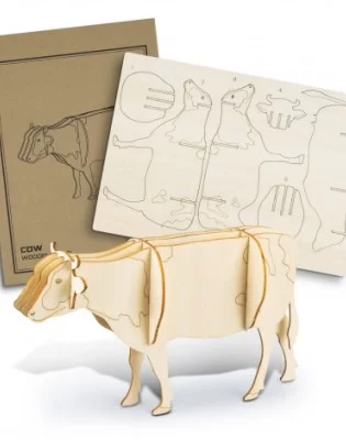BRANDCRAFT Cow Wooden Model