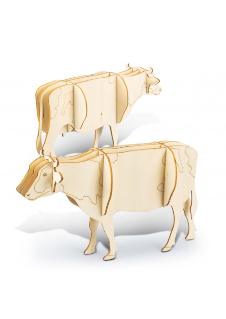 BRANDCRAFT Cow Wooden Model
