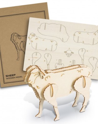 BRANDCRAFT Sheep Wooden Model