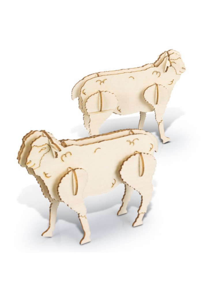 BRANDCRAFT Sheep Wooden Model