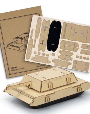 BRANDCRAFT Tank Wooden Model