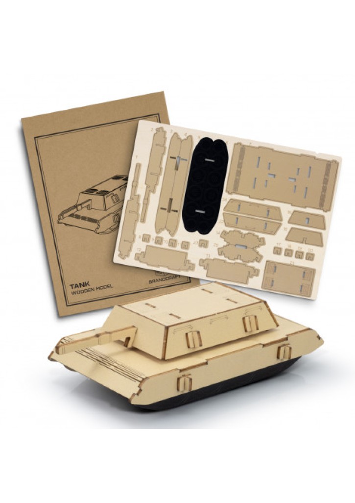 BRANDCRAFT Tank Wooden Model
