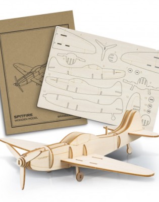 BRANDCRAFT Spitfire Wooden Model