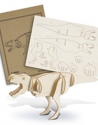 BRANDCRAFT Tyrannosaurus Rex Wooden Model