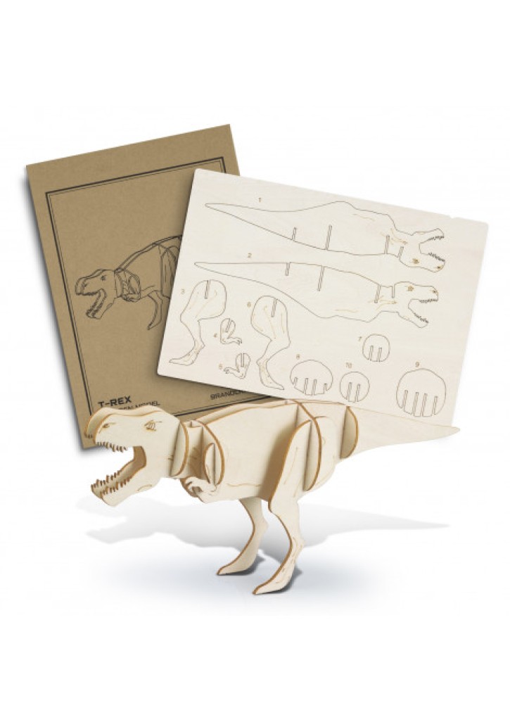 BRANDCRAFT Tyrannosaurus Rex Wooden Model