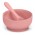 Kids Suction Bowl Set - Peach