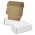 Die Cut Box with Locking Lid - 175x130x65mm - White/Natural