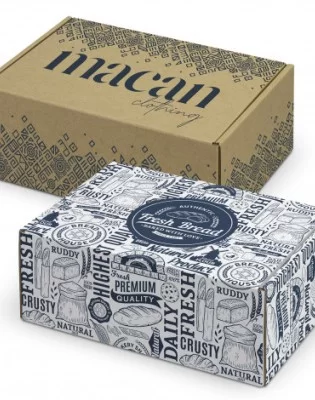 Die Cut Box with Locking Lid - 225x167x83mm