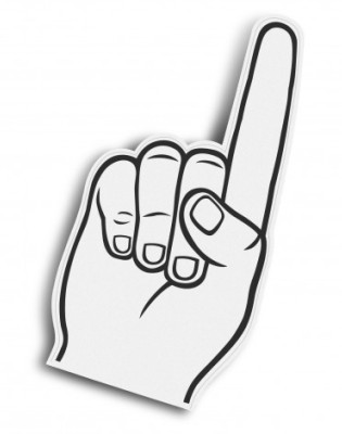 Foam Supporters Hand