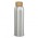 Eden Aluminium Bottle Bamboo Lid - Silver