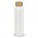 Eden Aluminium Bottle Bamboo Lid - White