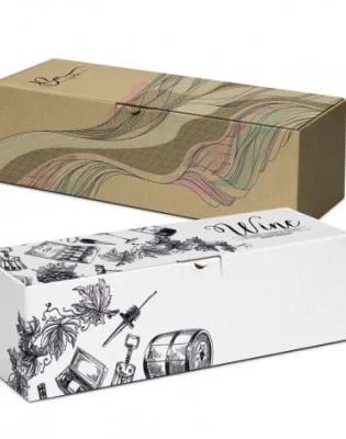 Die Cut Box with Locking Lid - 395x115x115mm