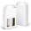 Wine Carry Pack - Double - Natural/White