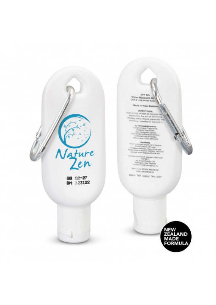 SPF 50+ Sun Gel 30ml Tube with Carabiner