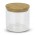 Round Storage Canister Large - Clear/Natural