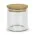 Round Storage Canister Small - Clear/Natural