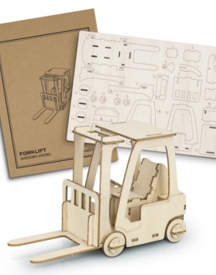 BRANDCRAFT Forklift Wooden Model