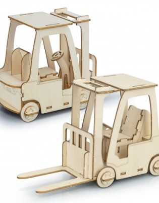 BRANDCRAFT Forklift Wooden Model