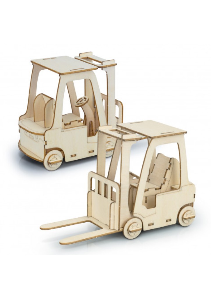 BRANDCRAFT Forklift Wooden Model